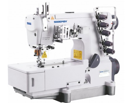 Плоскошовная швейная машина SGGEMSY SG 5600-D01 с цилиндрической платформой